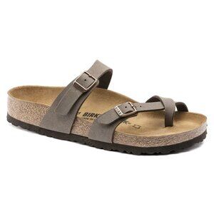 Birkenstock Women's Mayari Footbed Birko-Flor Sandal- Mocha Sz 42 (11-11.5)